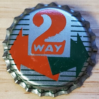 #ad Vintage 2 WAY SODA bottle cap; About 1970; Unused; NOS; MONETT MISSOURI. $7.25