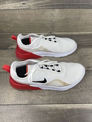 nike air max motion 2 white university red