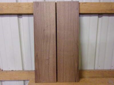 2 PC WALNUT LUMBER WOOD KILN DRIED BOARDS 25 1/2''X 6 3/4''X 5/8'' 1136V END MATCH
