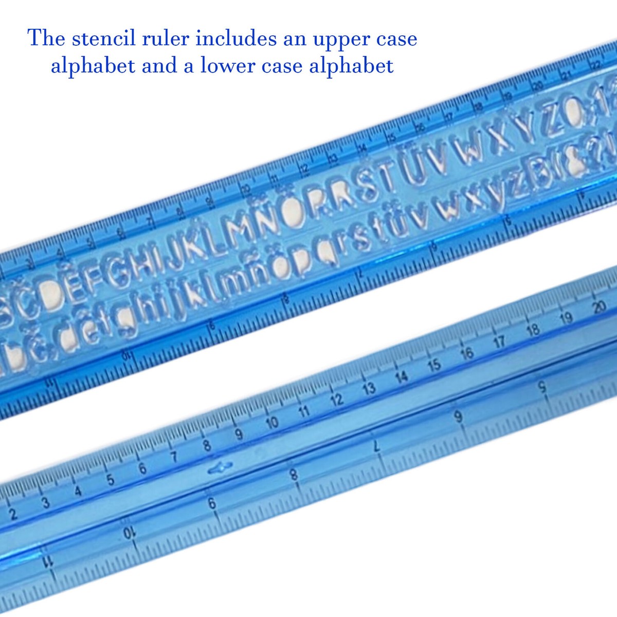Alphabet Letters Stencil Ruler