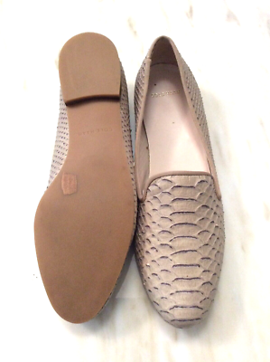 Mocassins Cole Haan Sabrina En Peau De Serpent Beige - Taille 8 Femme, Occasion En Bon état
