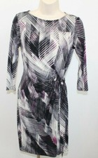 Ann Taylor Women's 3/4 Sleeve Stretch Tied Classic Mid Length Dress Size XSP