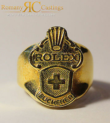 Rolex Cucchiaio anello costituito da collezionisti CUCCHIAI Jewellers  Bronzo immerso ORO 18ct | eBay