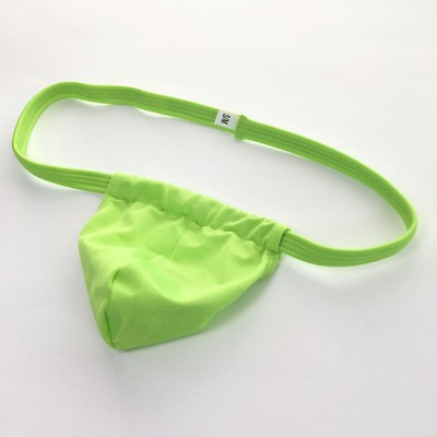 K1101 Mens Bulge Pouch String Thong G String Jocks Swimsuit Adjustable Pouch