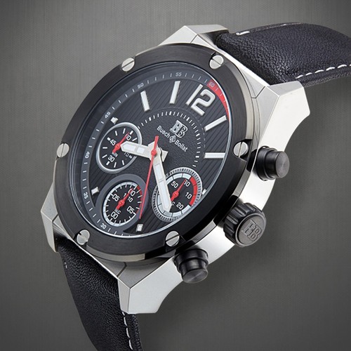 Buech & Boilat Roubaix Chronograph Herrenuhr/unverbindliche Preisempfehlung des Herstellers $ 899,00 (VERFÜGBAR IN 2 FARBEN) - Bild 5 von 6