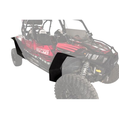 Tusk UTV Fender Flare Kit Black Compatible with Polaris RZR XP 1000 2014-2021
