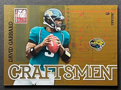 #ad 2011 Donruss Elite #8 David Garrard 999 Craftsmen Gold Jacksonville Jaguars $2.54