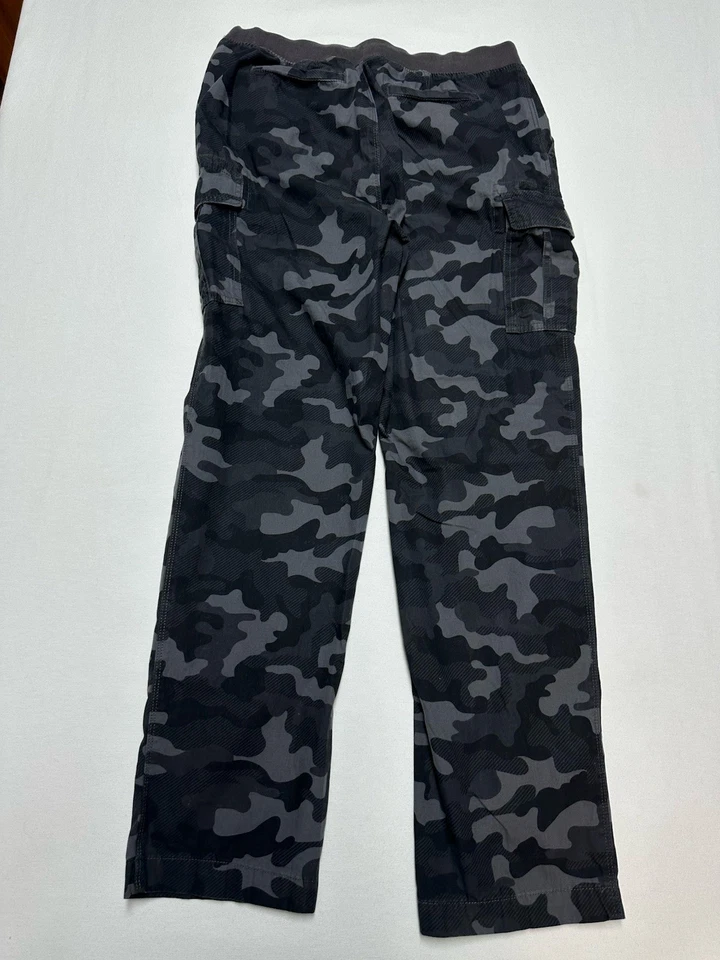 Pantalones Lands End Camuflados Grandes 14-16 H Husky Ajustable Cordón Cintura Elástica Foto 3 de 4
