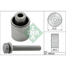 ORIGINAL® Schaeffler INA Umlenk-/Führungsrolle, Zahnriemen passend für Subaru