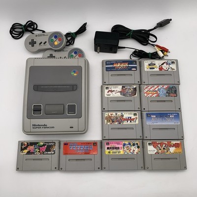 Nintendo Super Famicom 10 Games Dragon Quest V Mystic Quest Bundle Tested