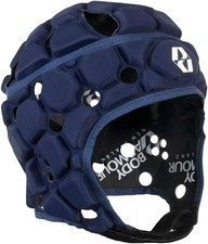 Body Armour Ventilator Rugby Headguard Scrum Cap - Junior Navy