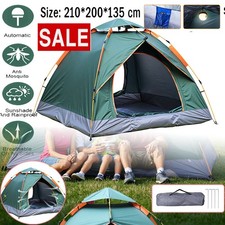4 Man Pop Up Tent Automatic Camping Tent Instant Double Layer Waterproof Outdoor