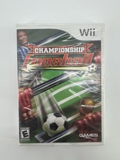 Championship Foosball Nintendo Wii 505 Games Brand New In Box Sealed