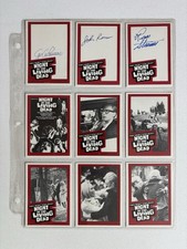Night of The Living Dead Fantaco Cards Full Set of 68 with 3 Autographs - Romero
