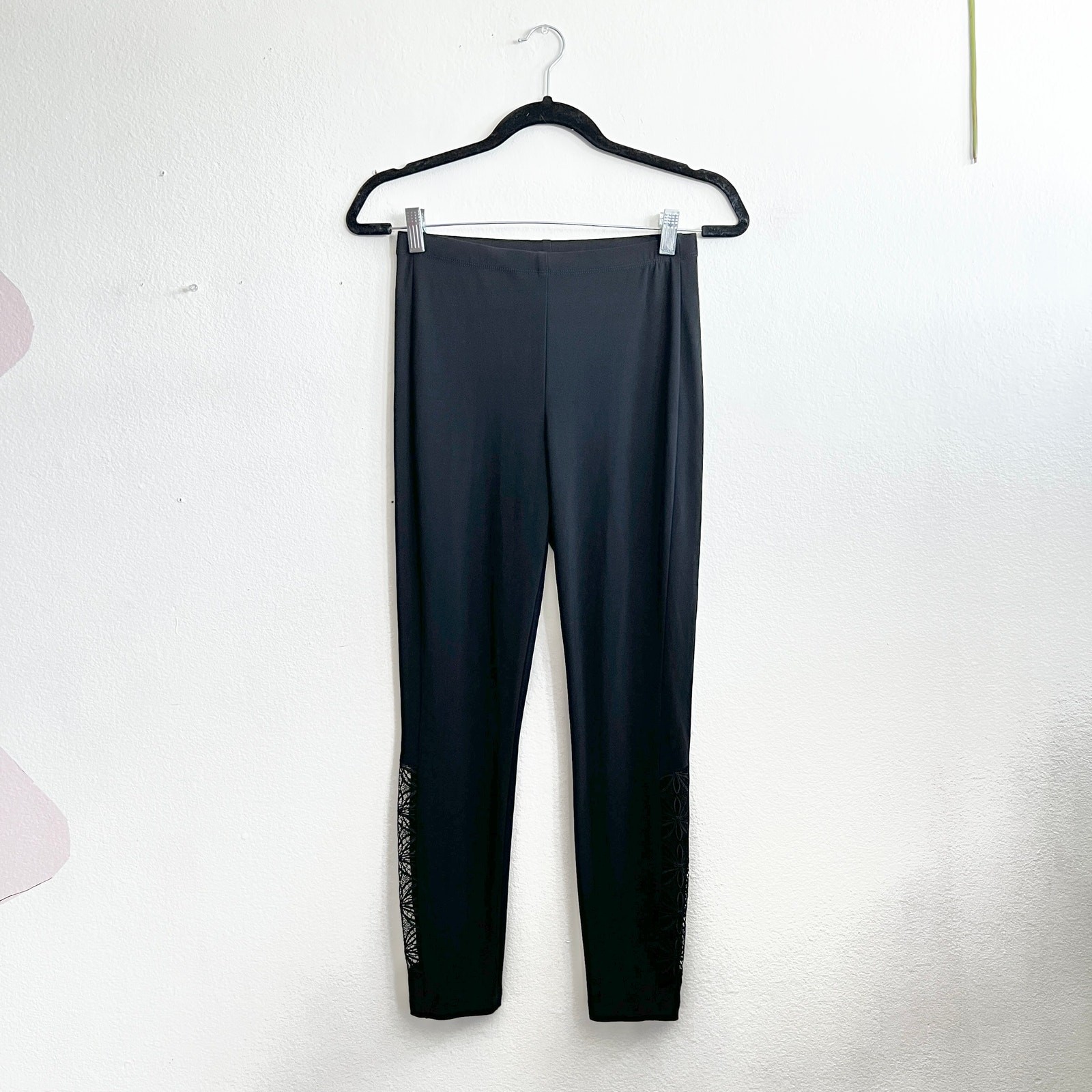 Joseph Ribkoff Black Legging Pants Stretch Slim Fit Classic Minimalist Sz 4
