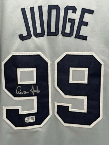 Aaron Judge Signed New York Yankees Jersey MLB Future HOF member PC COA ALL RISE