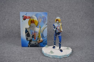 First 4 Figures Zelda Ocarina of Time Sheik Statue 9 Zoll Sammlerstück OVP