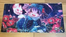 m13H Playmat Duema Belladonna Super CS Duel Masters  NIP Rare Wall Scroll Japan