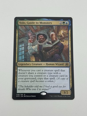 Volo, Guide to Monsters MTG Magic AFR Adventures in the Forgotten Realms NM