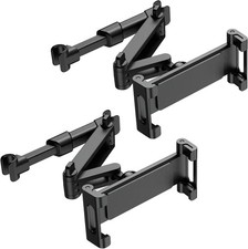 2 Pack Tablet Mounts Adjustable Car Holder For Mobile Phone And Tablet Devices