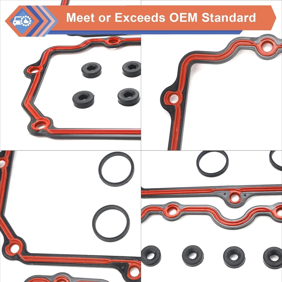 Juego de juntas de cubierta de válvula de calidad OEM VS50691R para Ford E450 Super Duty 2004-2010 Foto 4 de 4