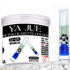 50 Pcs Portable Disposable Five Fold Filter Cigarette Holder Reduce Tar Healthy