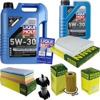 Mann Inspektionspaket 6L Liqui Moly Longtime 5W-30 FüR Audi Q5 2.0 TDI Quattro