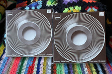 Lot of 2 Yankee Rotary Slide Tray Carousel - 100 2X2 Photo Slides NEW SEALED USA