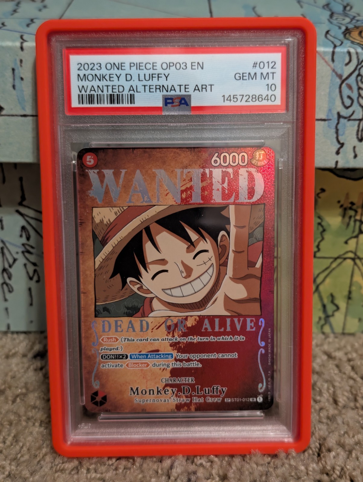 Monkey.D.Luffy 2023 Pillars of Strength #ST01-012 Super Rare