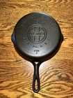 NICE! Vintage Griswold No. 6 Cast Iron Skillet 699 J Large Block Logo Erie, PA