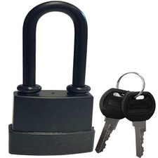 With Keys Heavy Duty Padlocks Anti-cut Long Shackle Durable Waterproof Lock