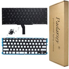 Laptop Replacement Keyboard Black US Backlit 80 Screws MacBook Air 11 Inch A1370