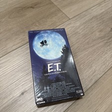 E.T. The Extra-Terrestrial VHS 1982 Sci-Fi Family Sealed MCA Green Top Watermark