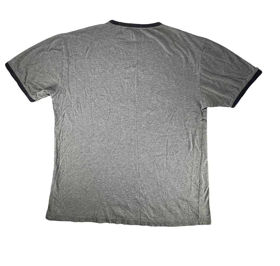 Master's Ringer Tee Clubhouse Collection By Red Jacket T-Shirt Grey Logo Men's L - Image 4 of 4