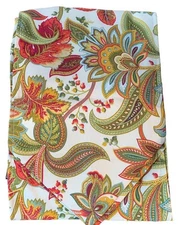 Valbella Multicolor Polyester Table Runner 13” x 72” Unlined