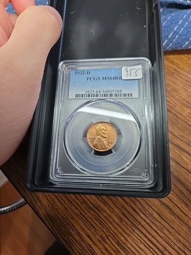 1932 D Ms 64 Rb Pcgs Wheat Penny