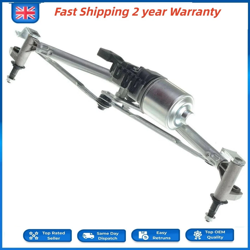 Front Windscreen Wiper Linkage RHD Fit Vw Polo Mk4 4F 9N 2001-2009 6Q2955601B - Image 2 of 4