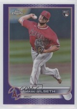 2022 Topps Chrome Update Purple Refractor Chase Silseth #USC127 0s1o