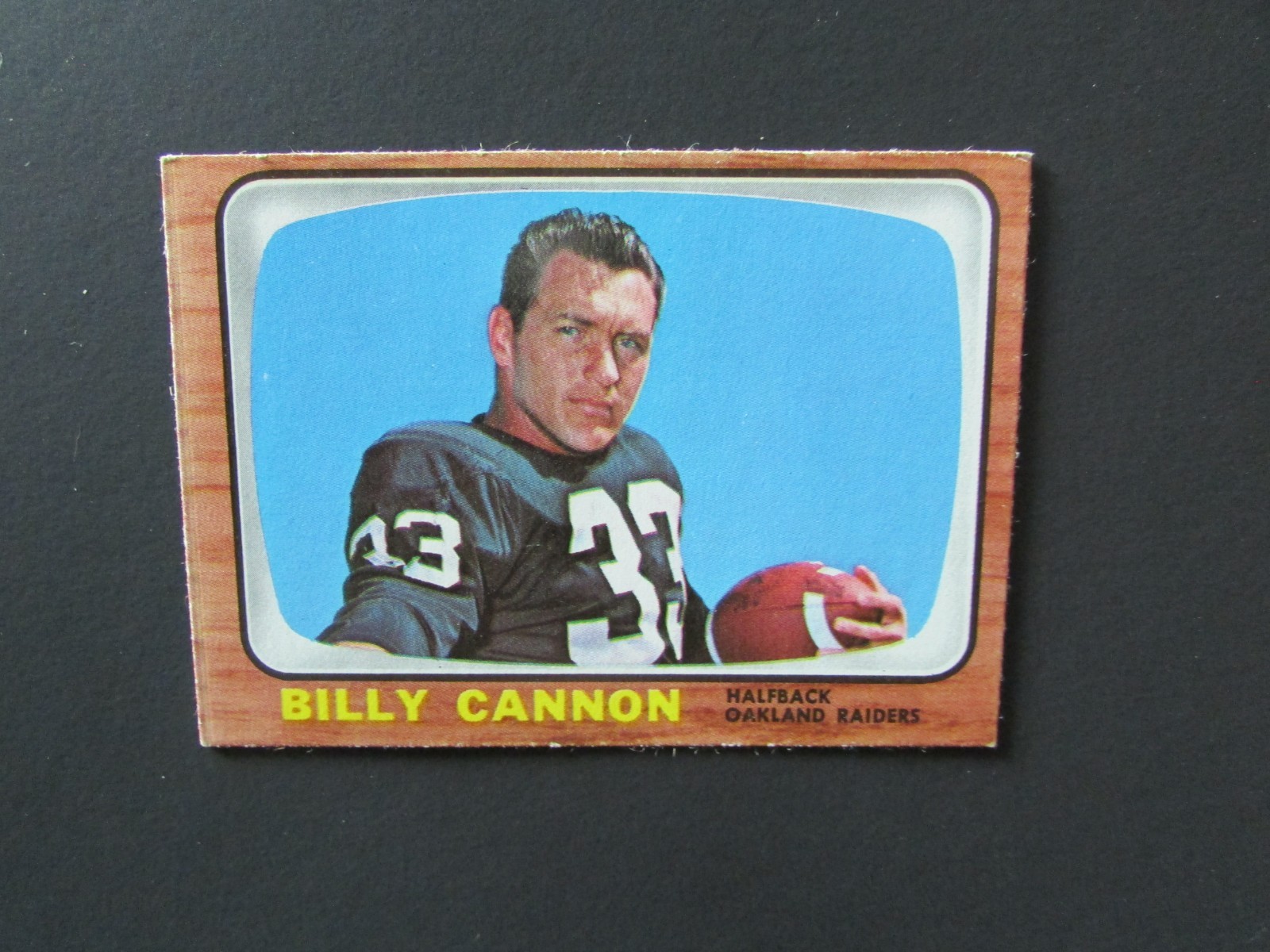 1966 Topps Football Set Break Card #106 Billy Cannon