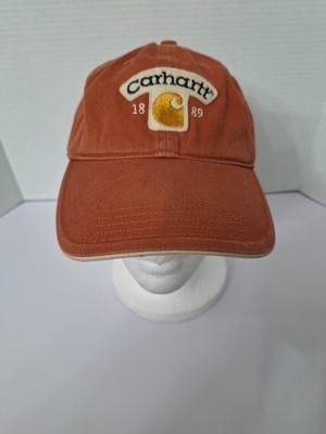 Y2K Carhartt Odessa Canvas Ball Cap Trucker Hat Adjustable Strap Workwear Grunge
