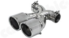 CARGRAPHIC Sport-Endrohr 100mm Edelstahl poliert für 718 Boxster Cayman Endrohre