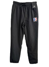CONVERSE Boys Unisex L Performance Athletic Jogger Track Pants Black SILKY FEEL