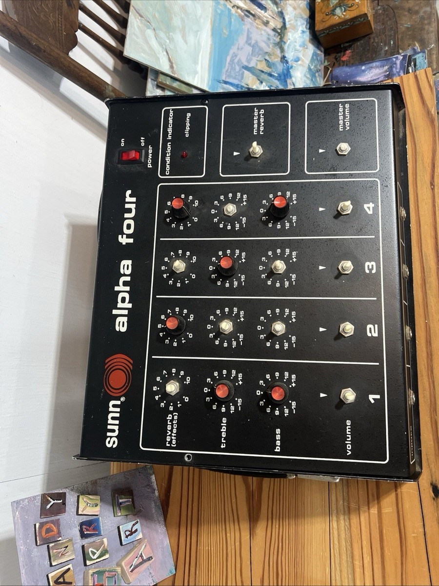Sunn Alpha Four Mixer Not Working | eBay