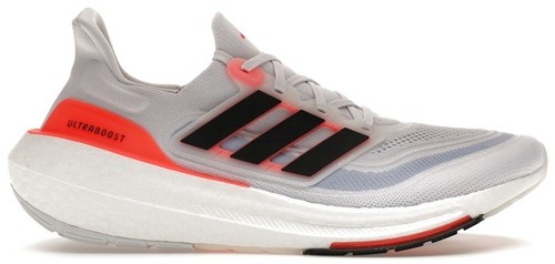 Adidas UltraBoost Light HQ6351 | White Solar Red | US Men display picture 2