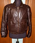 VTG Men's Bomber Jacket M 38/40 SEARS THE LEATHER SHOP