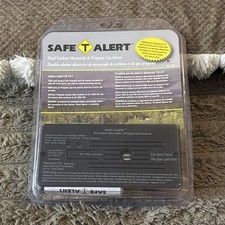 Safe T Alert 35-742-BL Dual LP/CO Alarm – Flush Mount Black RV Detector