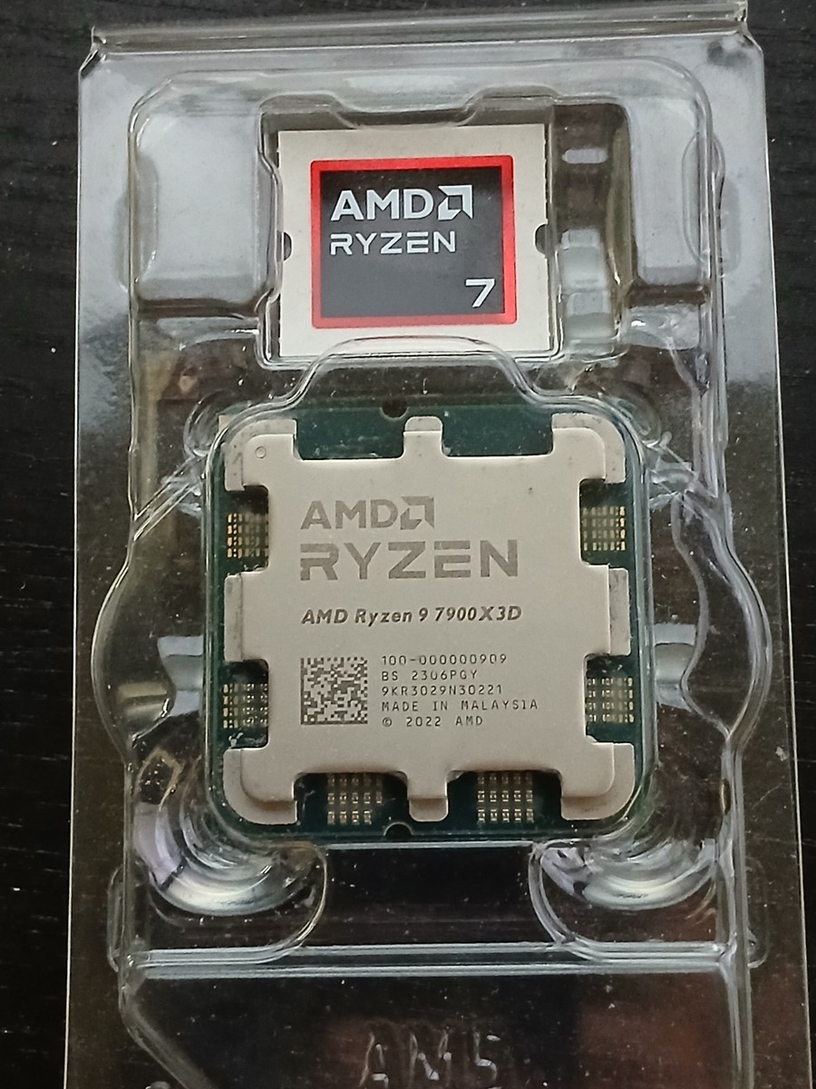 CPU AMD Ryzen 9 7900X3D CPU AMD Ryzen 9 7900X3D Processor 5.6 GHz, 12 Cores AM5 CPU PC Desktop