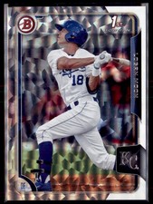 2015 Bowman Silver Ice Logan Moon Royals BP10 1st Bowman