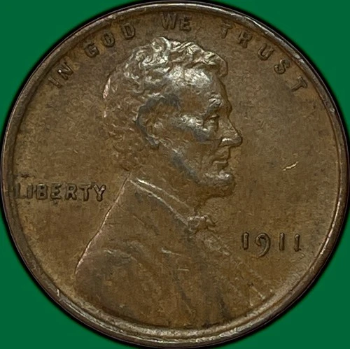 1911 Lincoln Wheat Cent Choice Extremely Fine XF+/AU Coin #37182