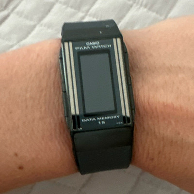 Casio Film Watch FS-07/221B Digital Quarz schwarz Kunststoff rechteckig